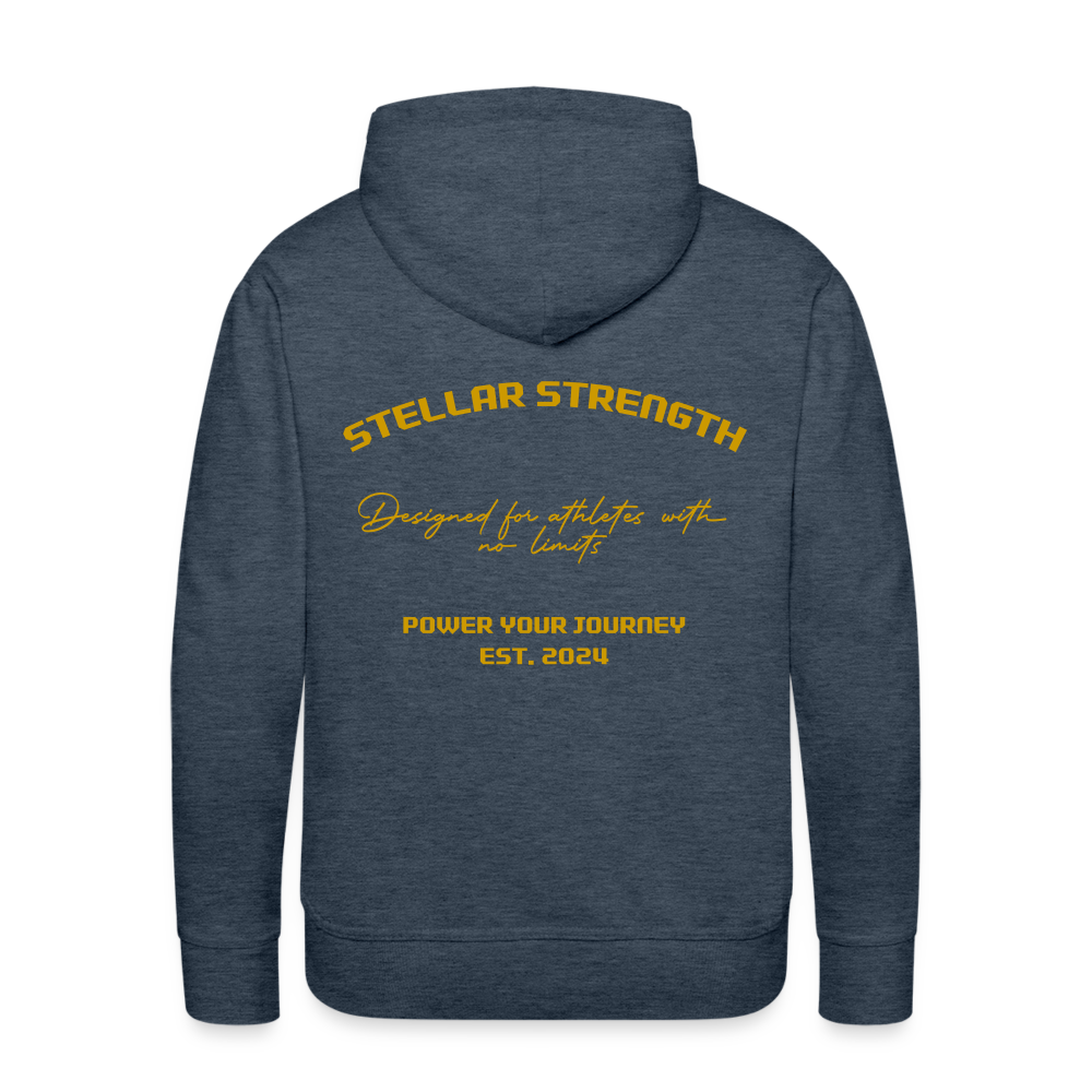 Men’s Platinum edition hoodie - heather denim