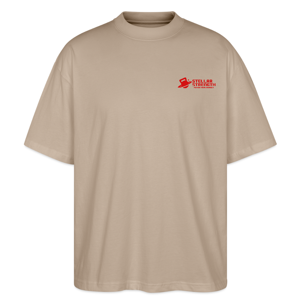 stellar strength classic edition oversized T-shirt red - stone