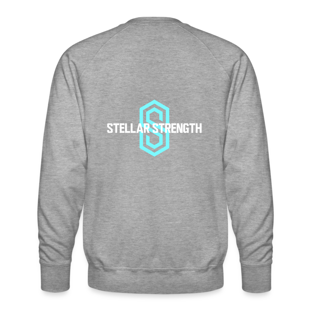 stellar fusion Premium Sweatshirt blue - heather grey