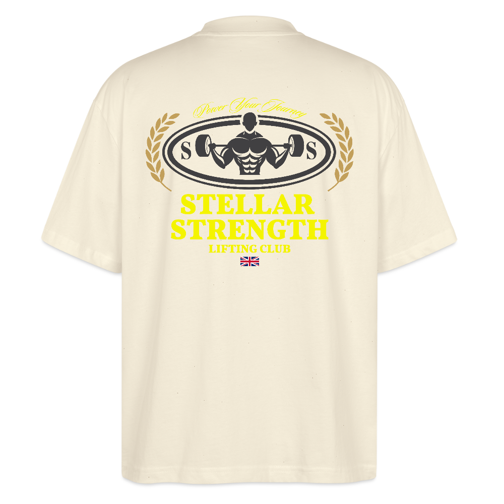 stellar strength classic edition oversized T-shirt yellow - natural raw