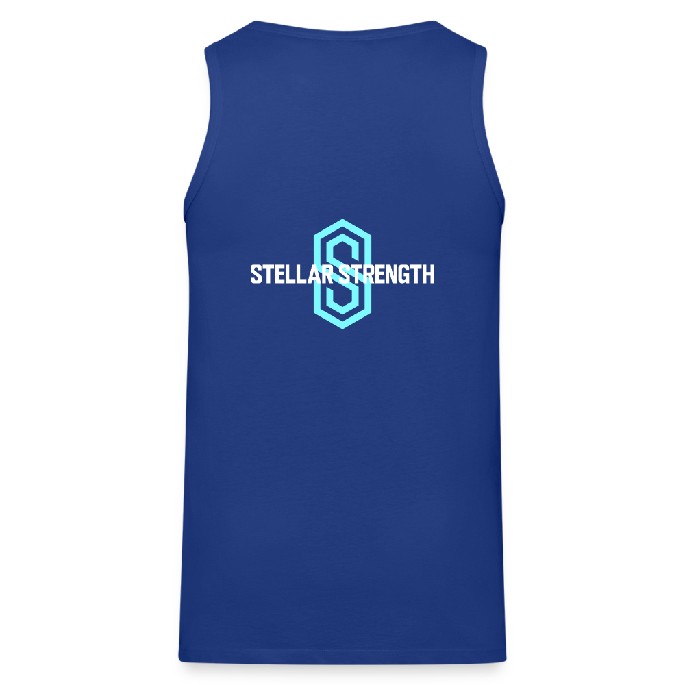 stellar strength fusion tank top blue - royal blue