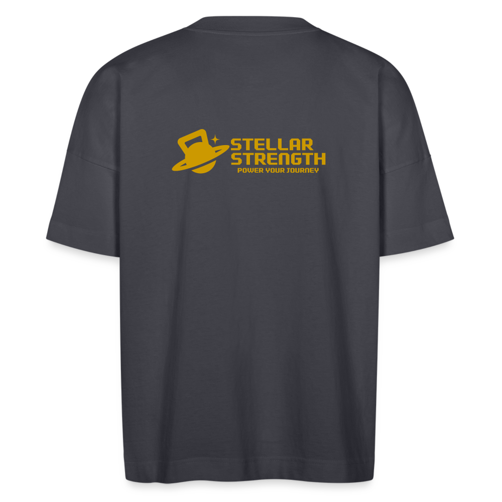 Stellar strength original oversize T-shirt gold - indigo blue