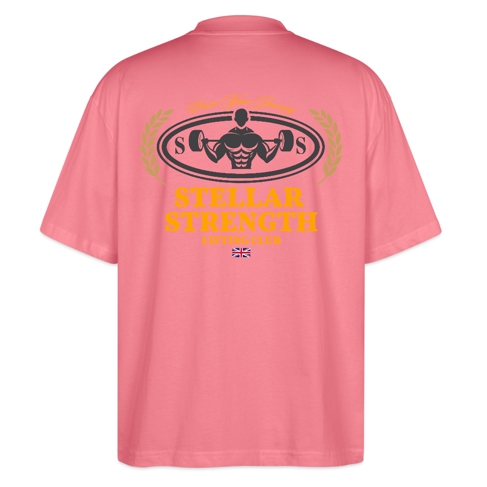 stellar strength classic edition oversized T-shirt orange - pink joy 