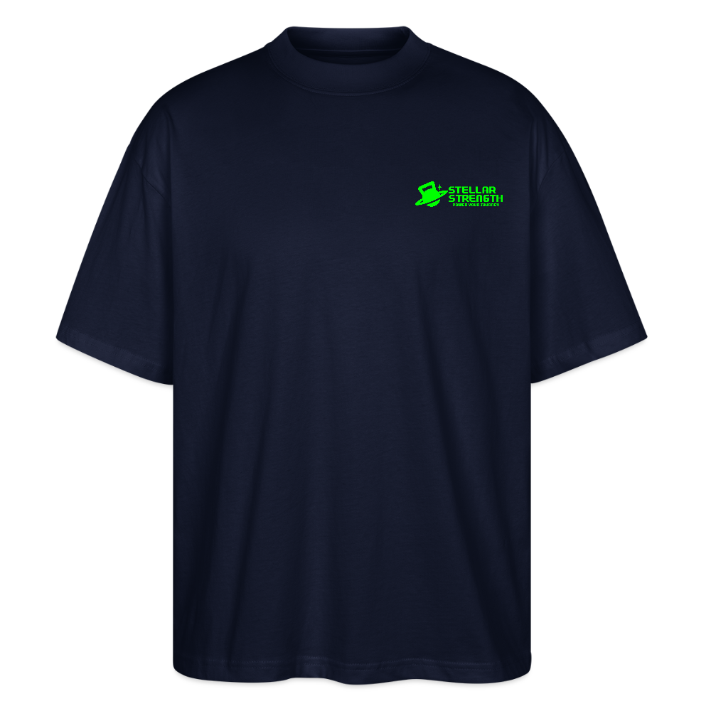 stellar strength classic edition oversized T-shirt green - navy