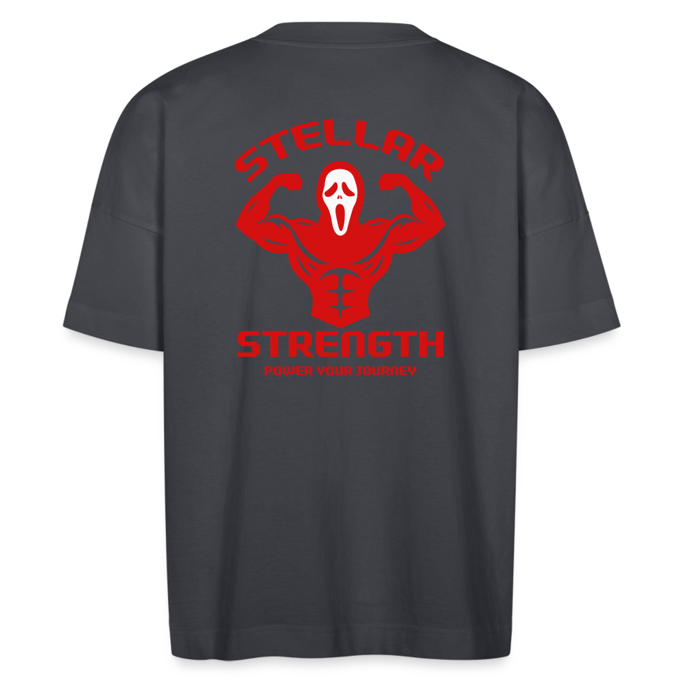 Stellar strength Flex oversize organic T-shirt - indigo blue