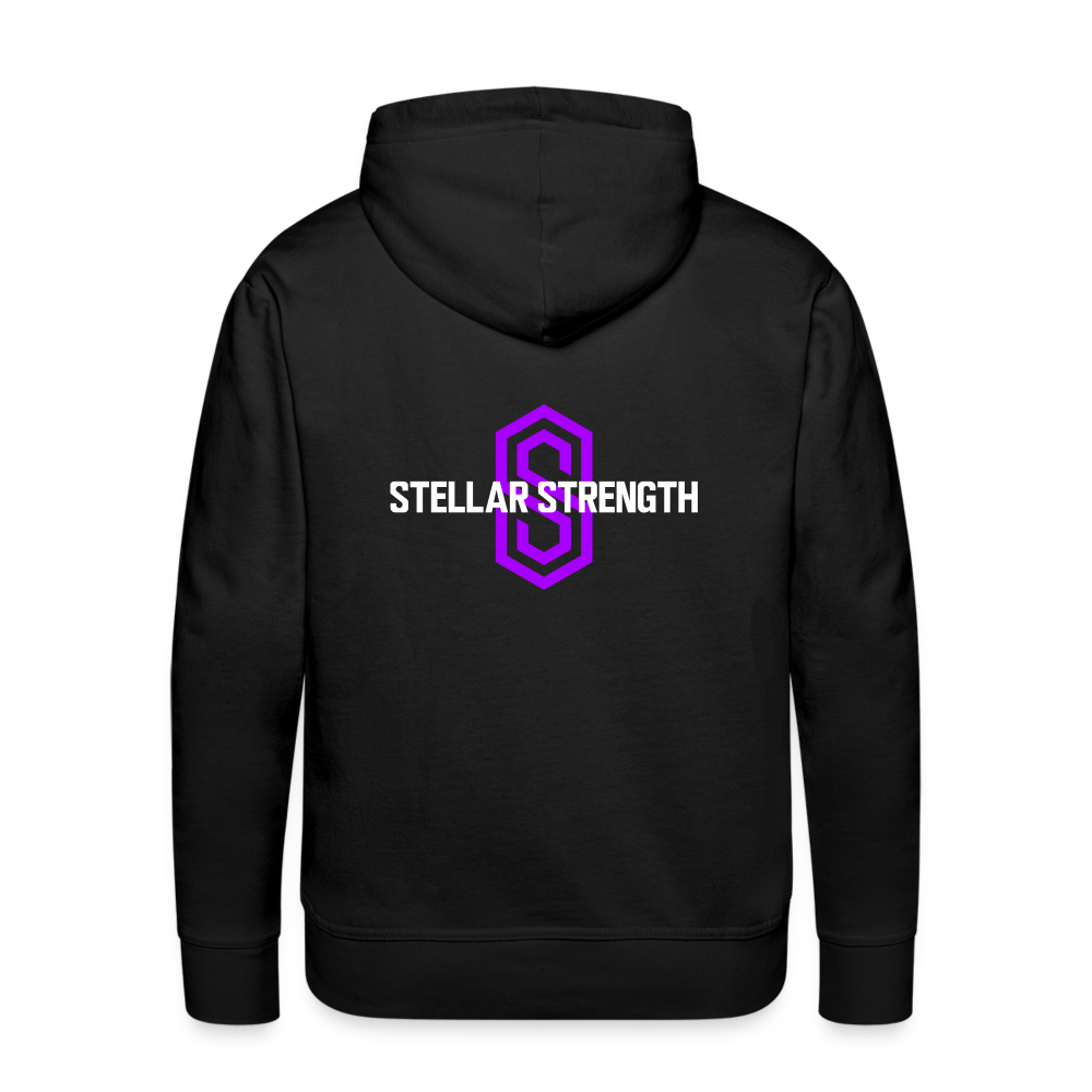 Men’s stellar fusion Premium Hoodie violet - black