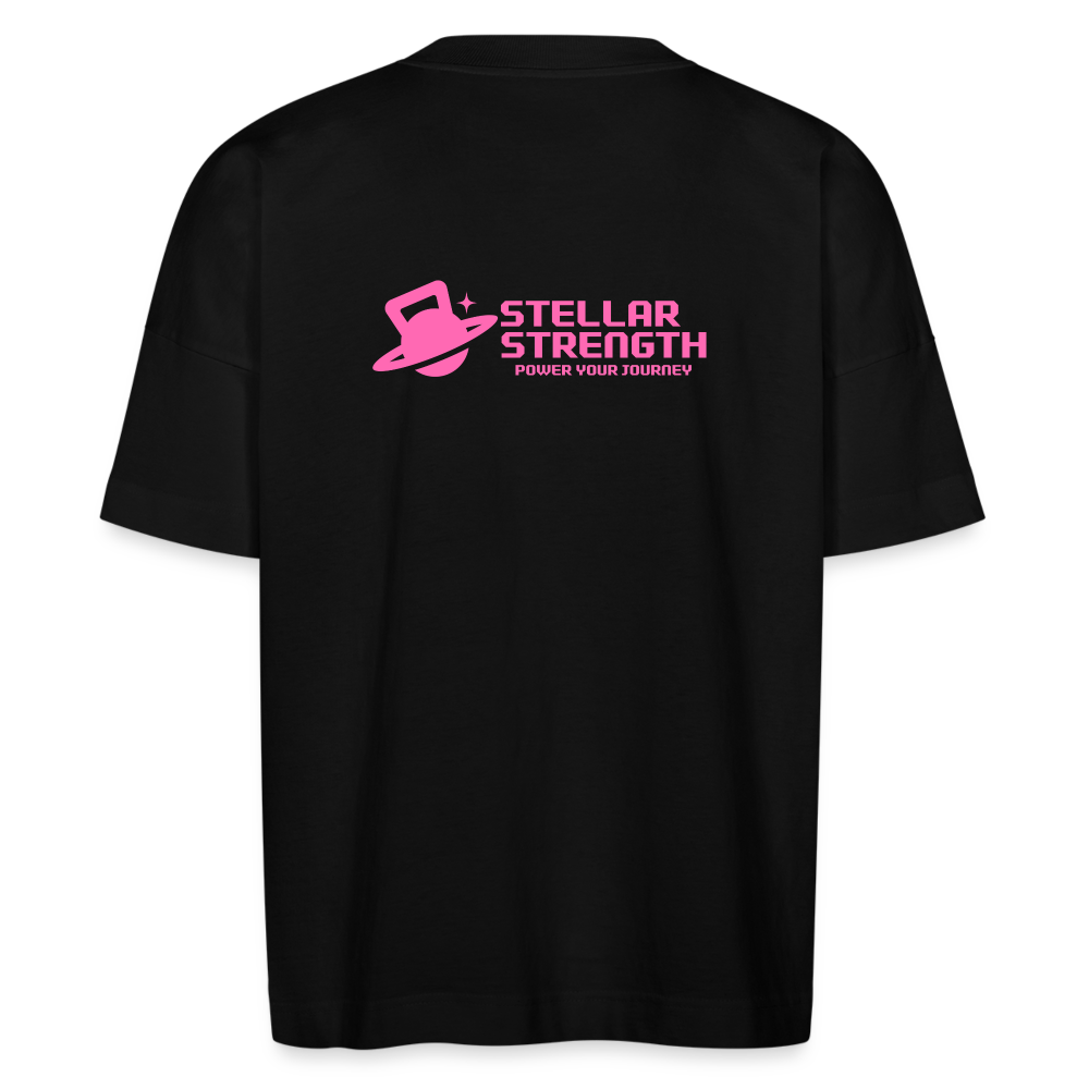 Stellar strength original oversize T-shirt pink - black