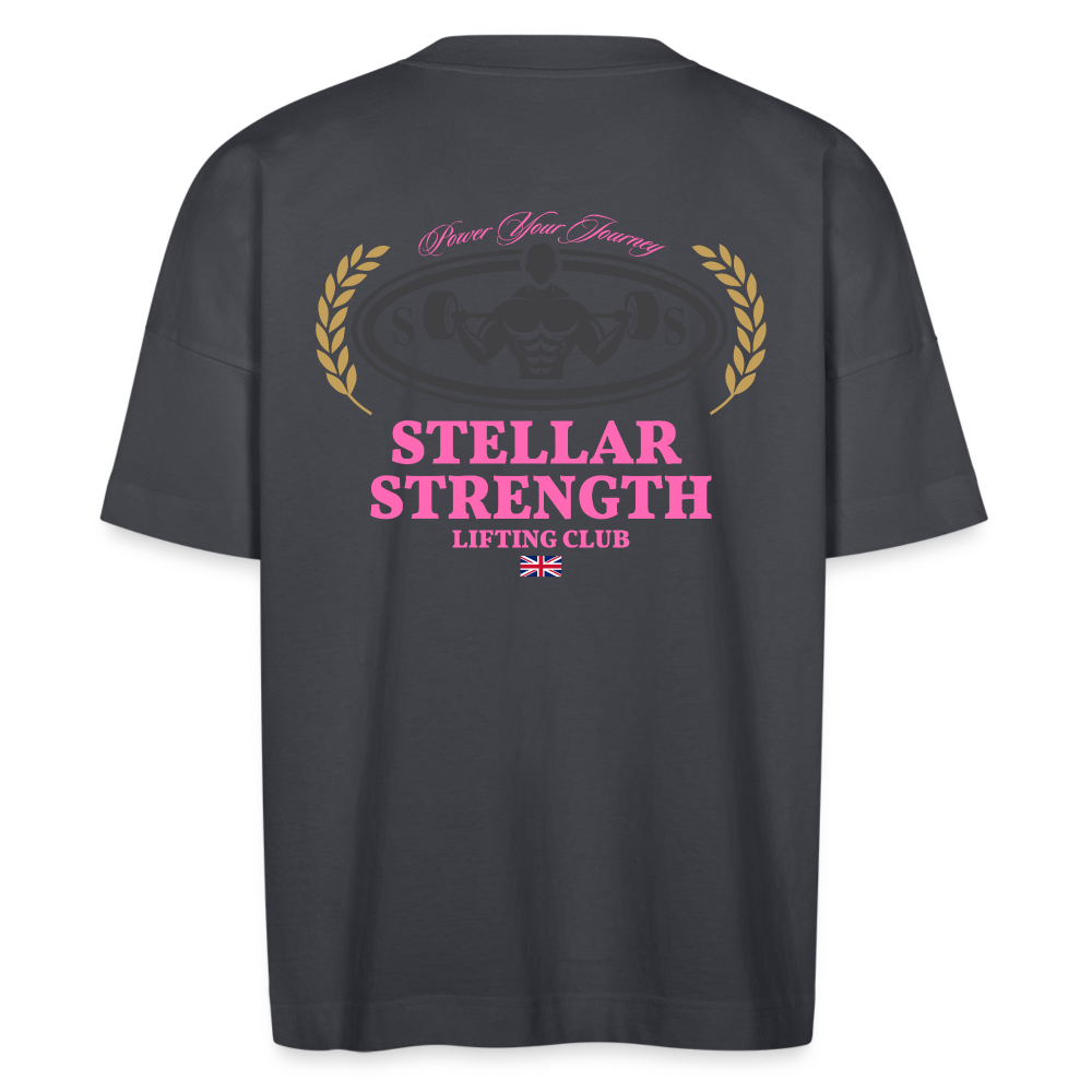 stellar strength classic edition oversized T-shirt pink - indigo blue