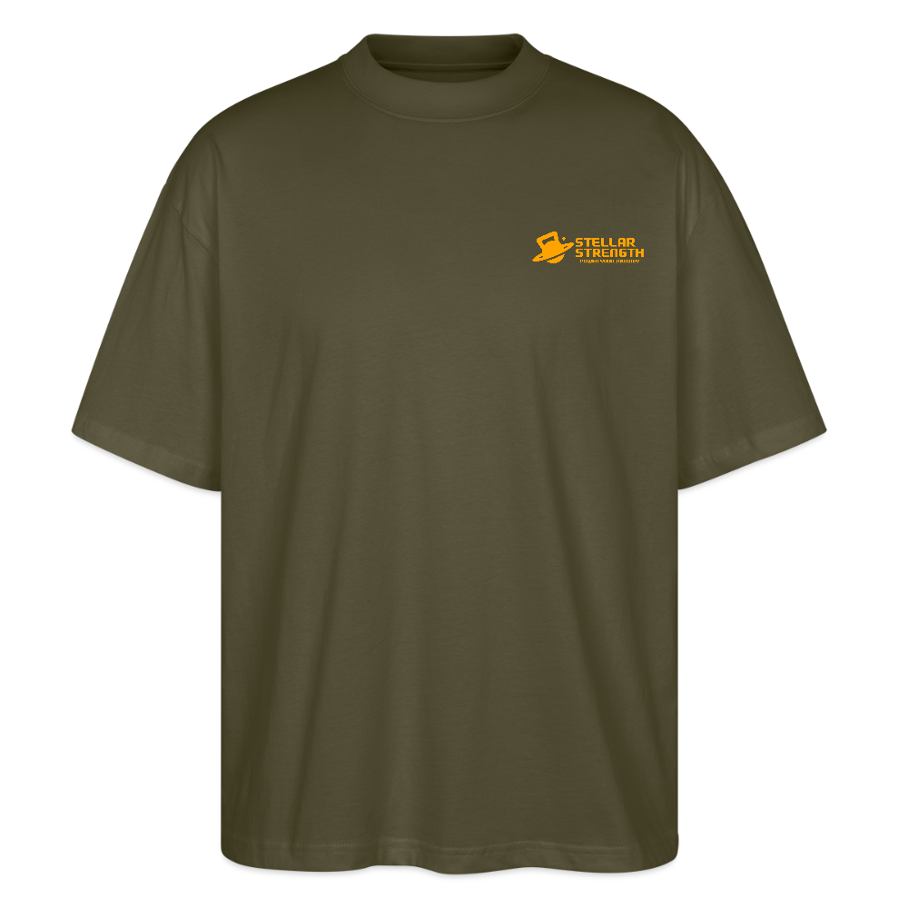stellar strength classic edition oversized T-shirt orange - khaki