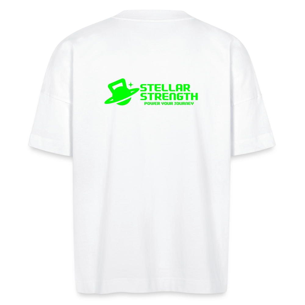 Stellar strength original oversize T-shirt green - white