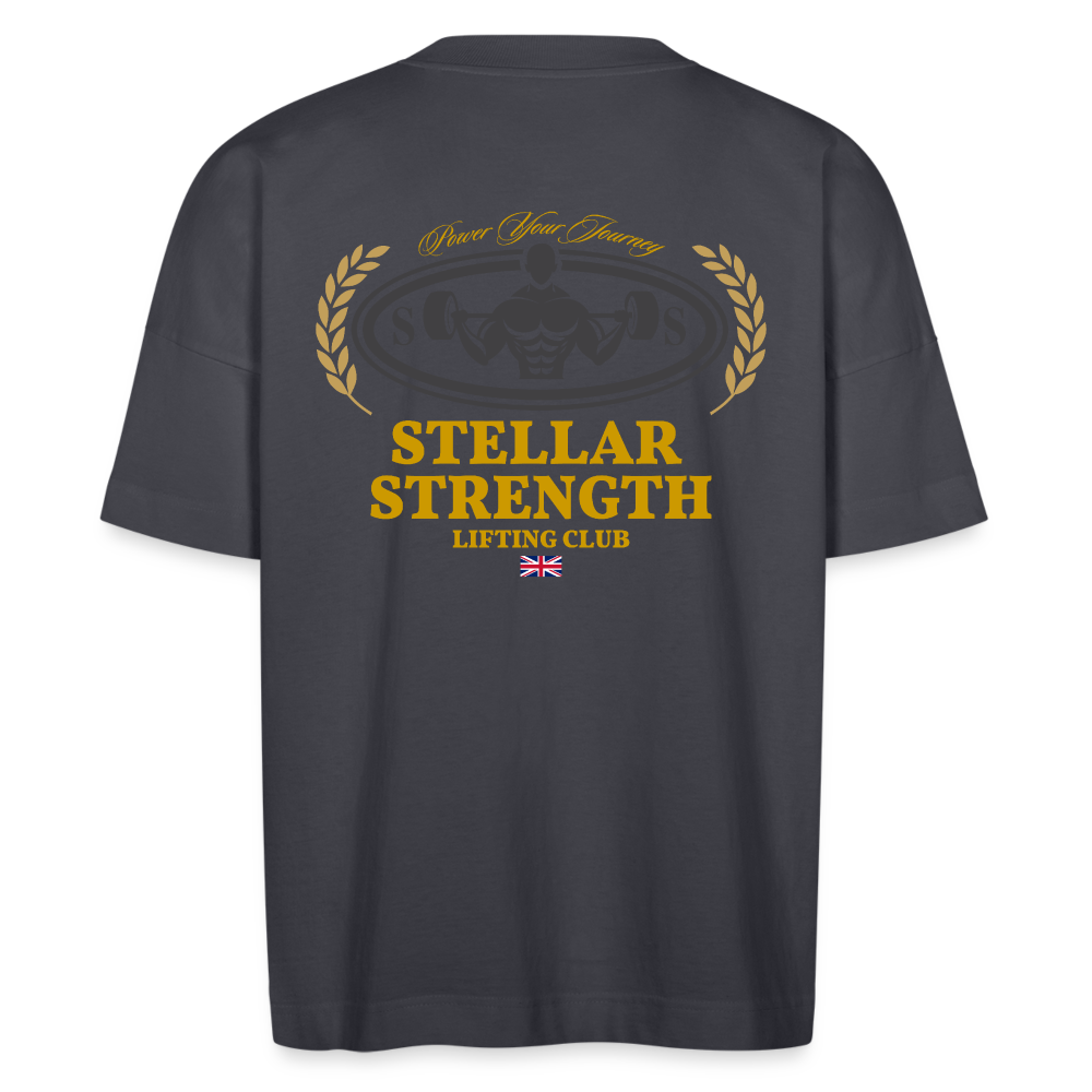 stellar strength classic edition oversized T-shirt gold - indigo blue