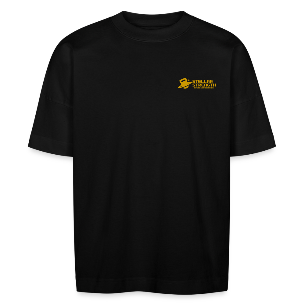 stellar strength classic edition oversized T-shirt gold - black