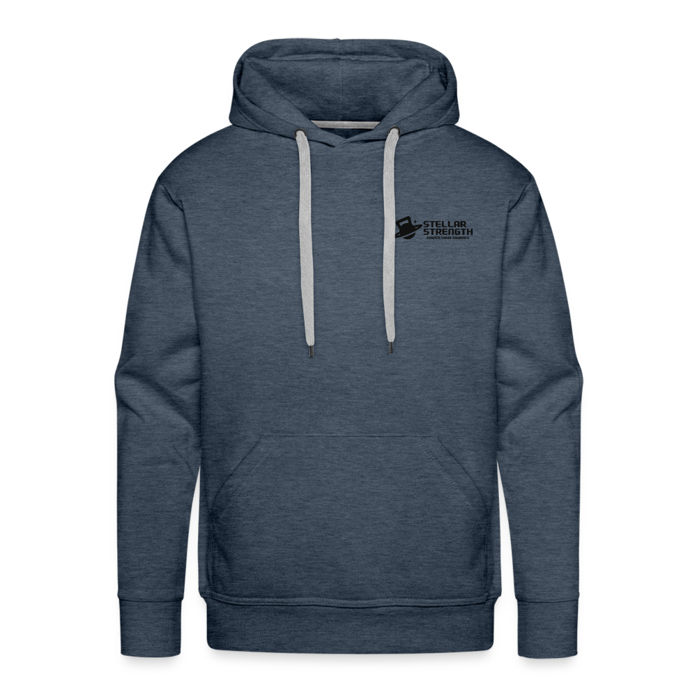 Men’s Platinum edition hoodie - heather denim
