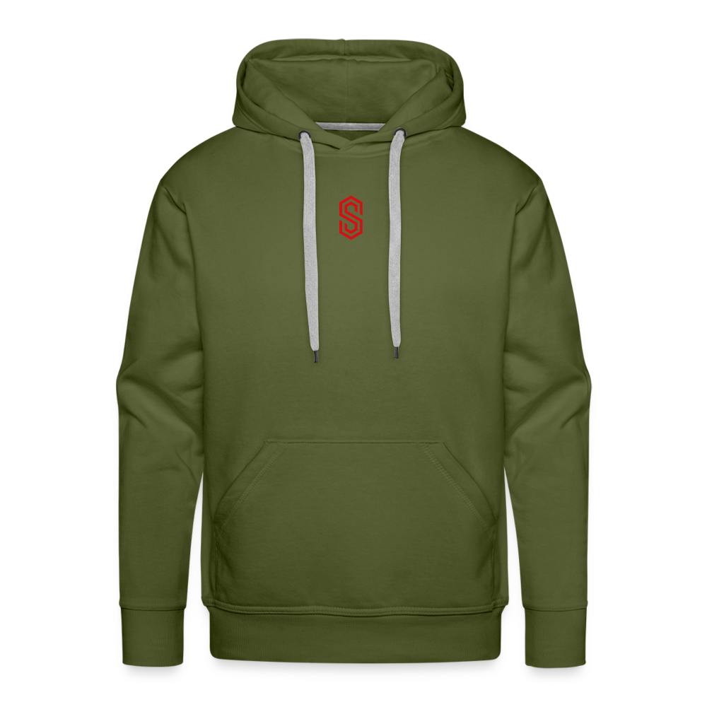 Men’s stellar pump loading Premium Hoodie - olive green