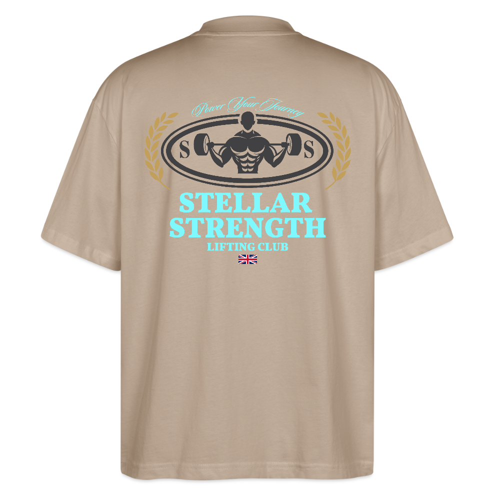 stellar strength classic edition oversized T-shirt blue - stone