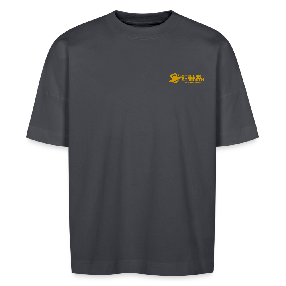 Stellar strength original oversize T-shirt gold - indigo blue