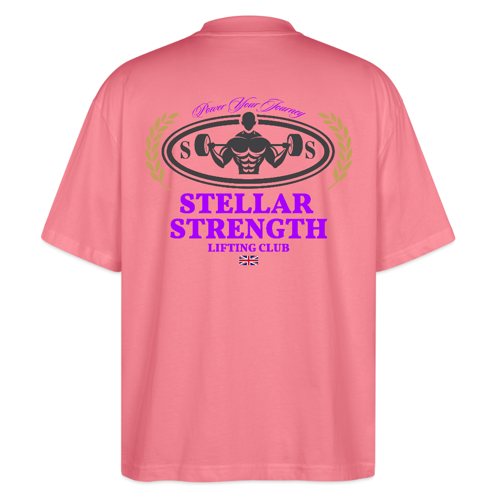 stellar strength classic edition oversized T-shirt violet - pink joy 
