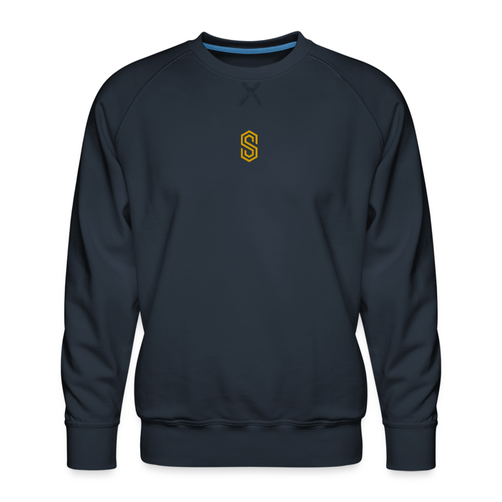 stellar fusion Premium Sweatshirt gold - navy