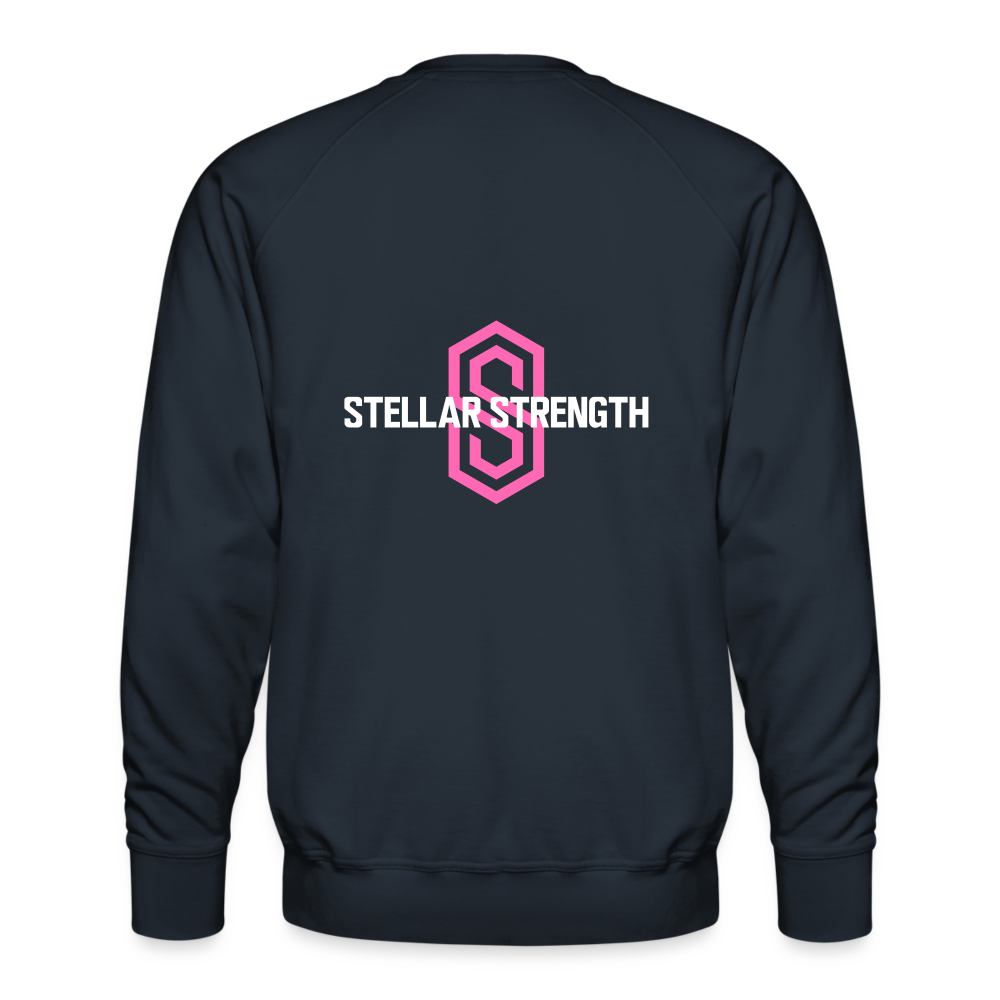 stellar fusion Premium Sweatshirt pink - navy