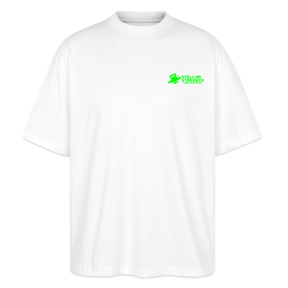 stellar strength classic edition oversized T-shirt green - white