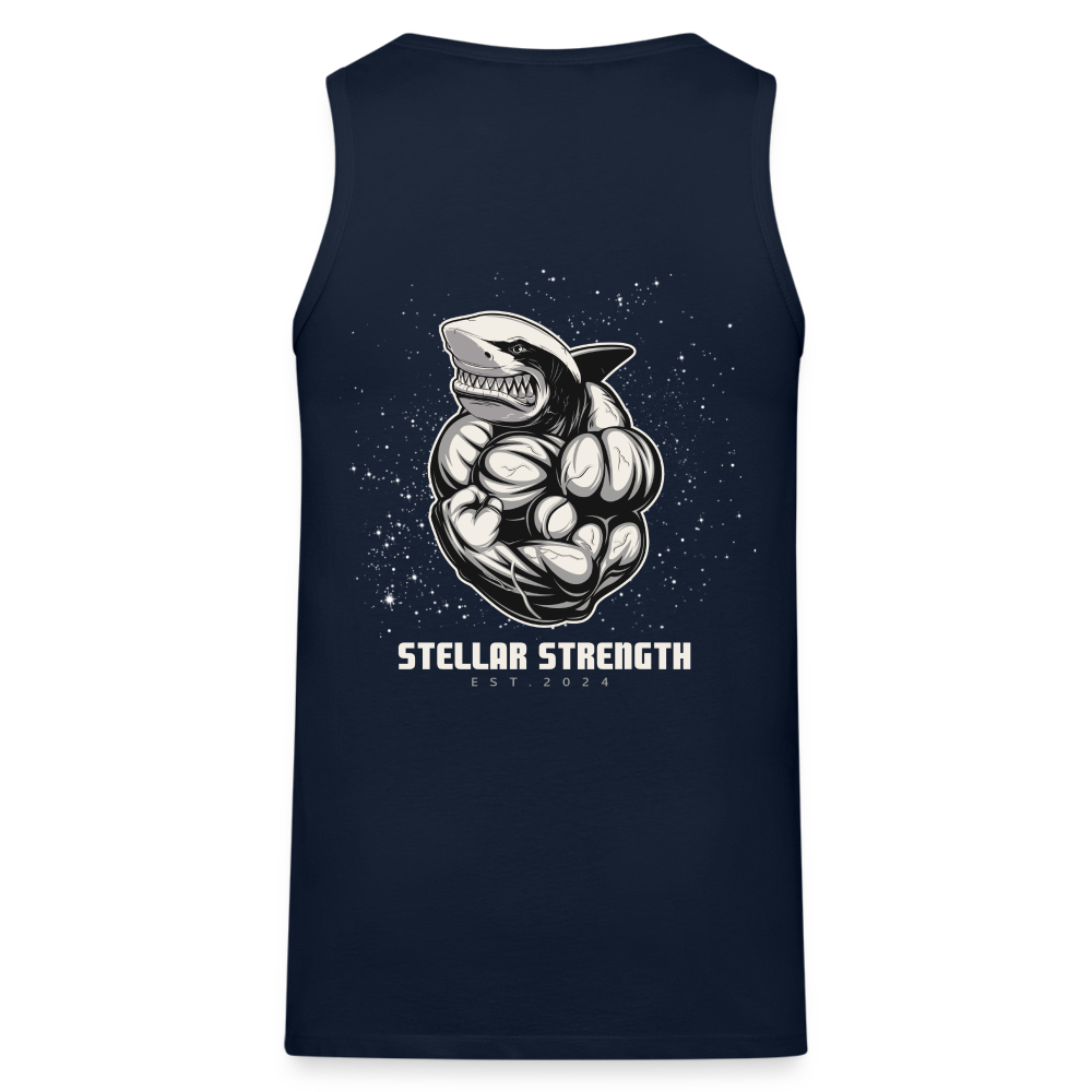 Men’s Premium  Tank Top #universe - navy