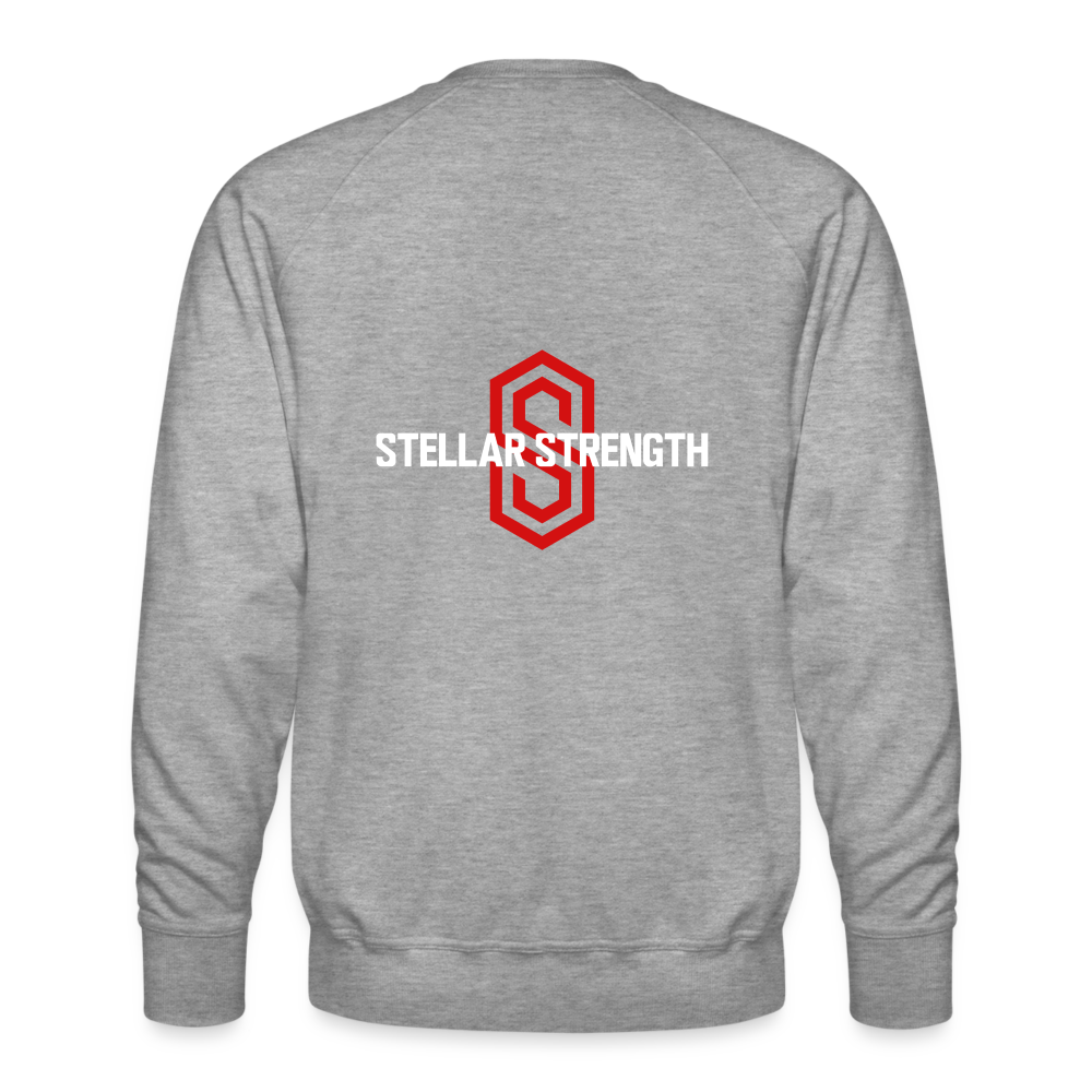 stellar fusion Premium Sweatshirt red - heather grey