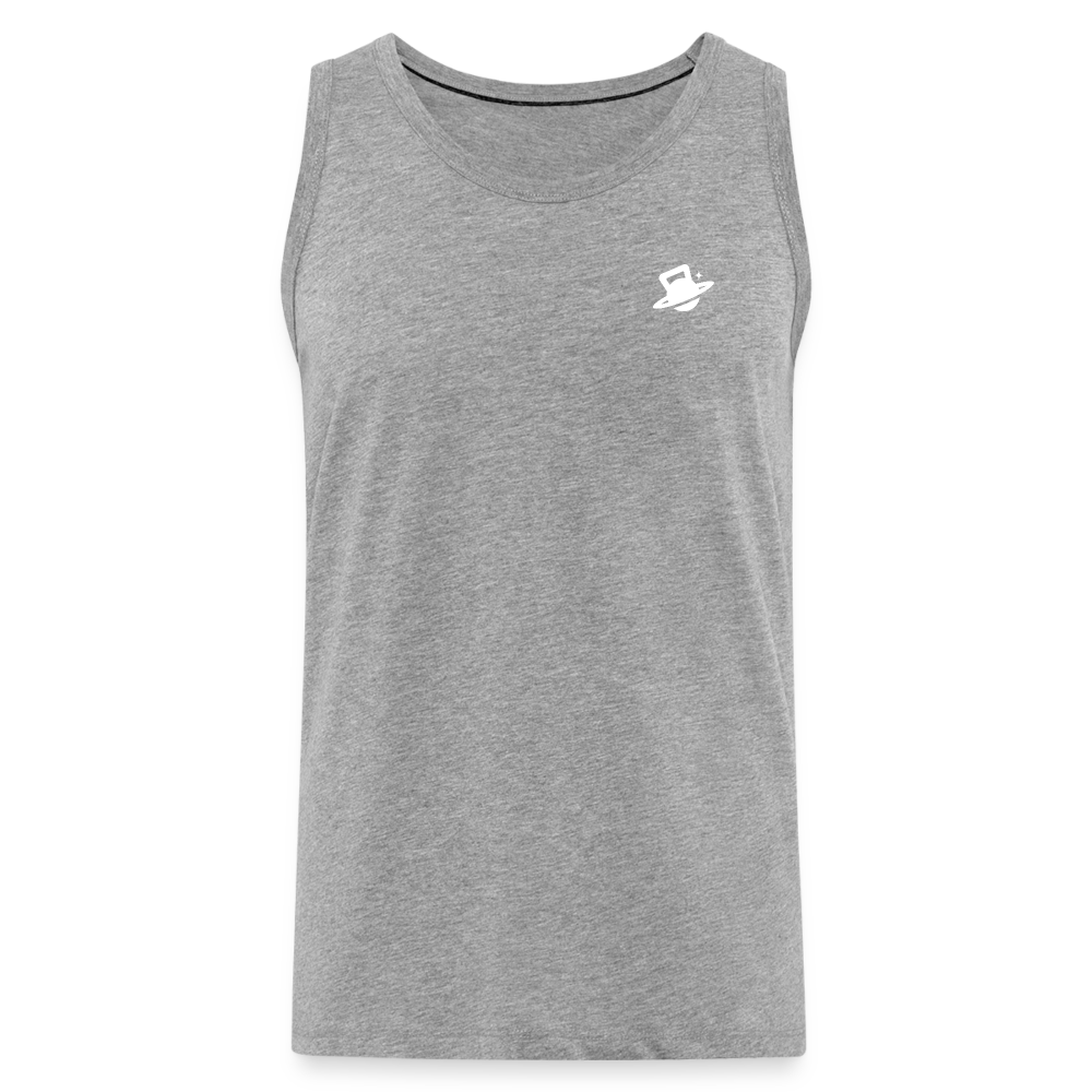 Men’s Premium Tank Top unleash the power within - heather grey