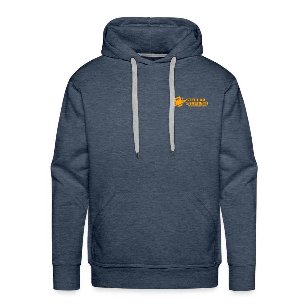 Men’s Platinum edition hoodie - heather denim