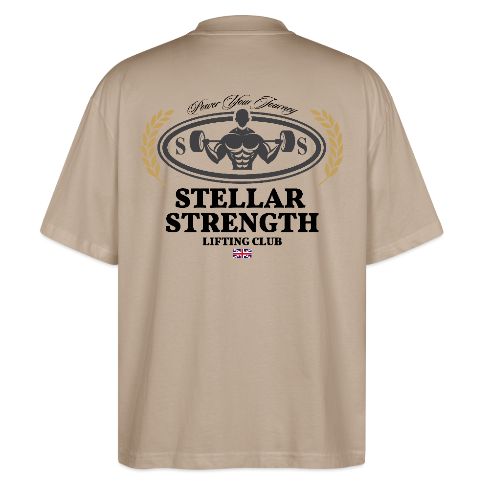 stellar strength classic edition oversized T-shirt black - stone