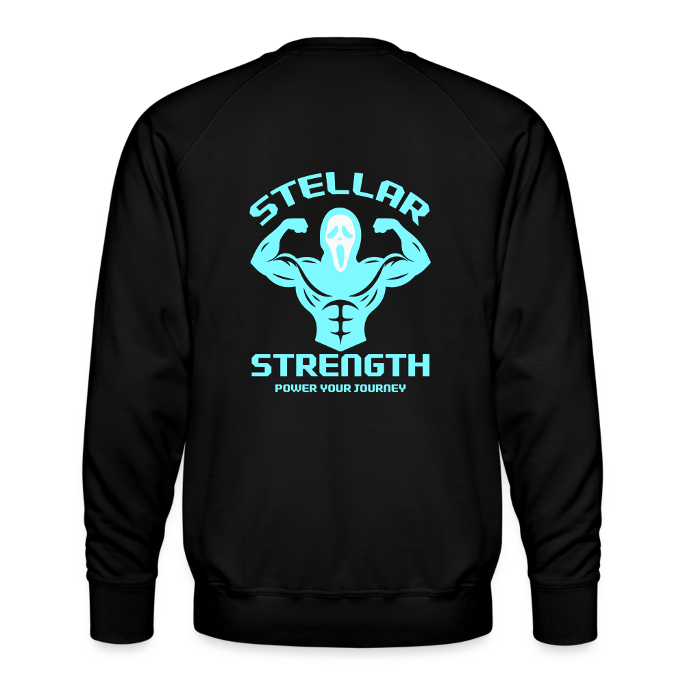 stellar strength FLEX sweatshirt blue - black