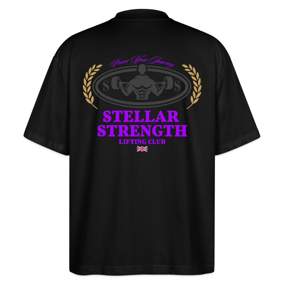 stellar strength classic edition oversized T-shirt violet - black