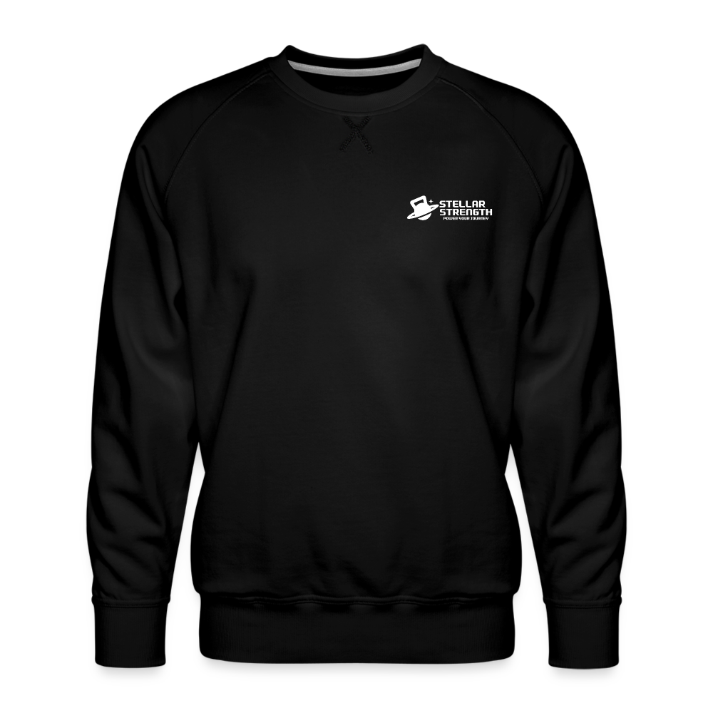 stellar strength FLEX sweatshirt orange - black