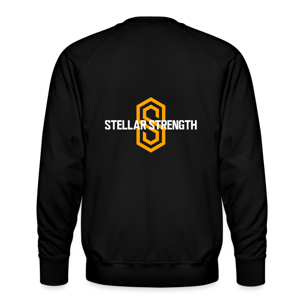 stellar fusion Premium Sweatshirt orange - black