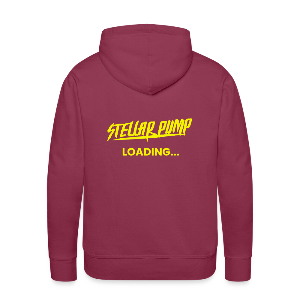 Men’s stellar pump loading Premium Hoodie - bordeaux
