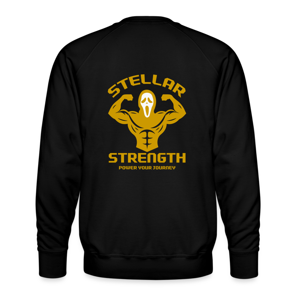 stellar strength FLEX sweatshirt gold - black
