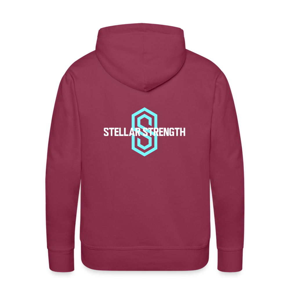Men’s stellar fusion Premium Hoodie blue - bordeaux