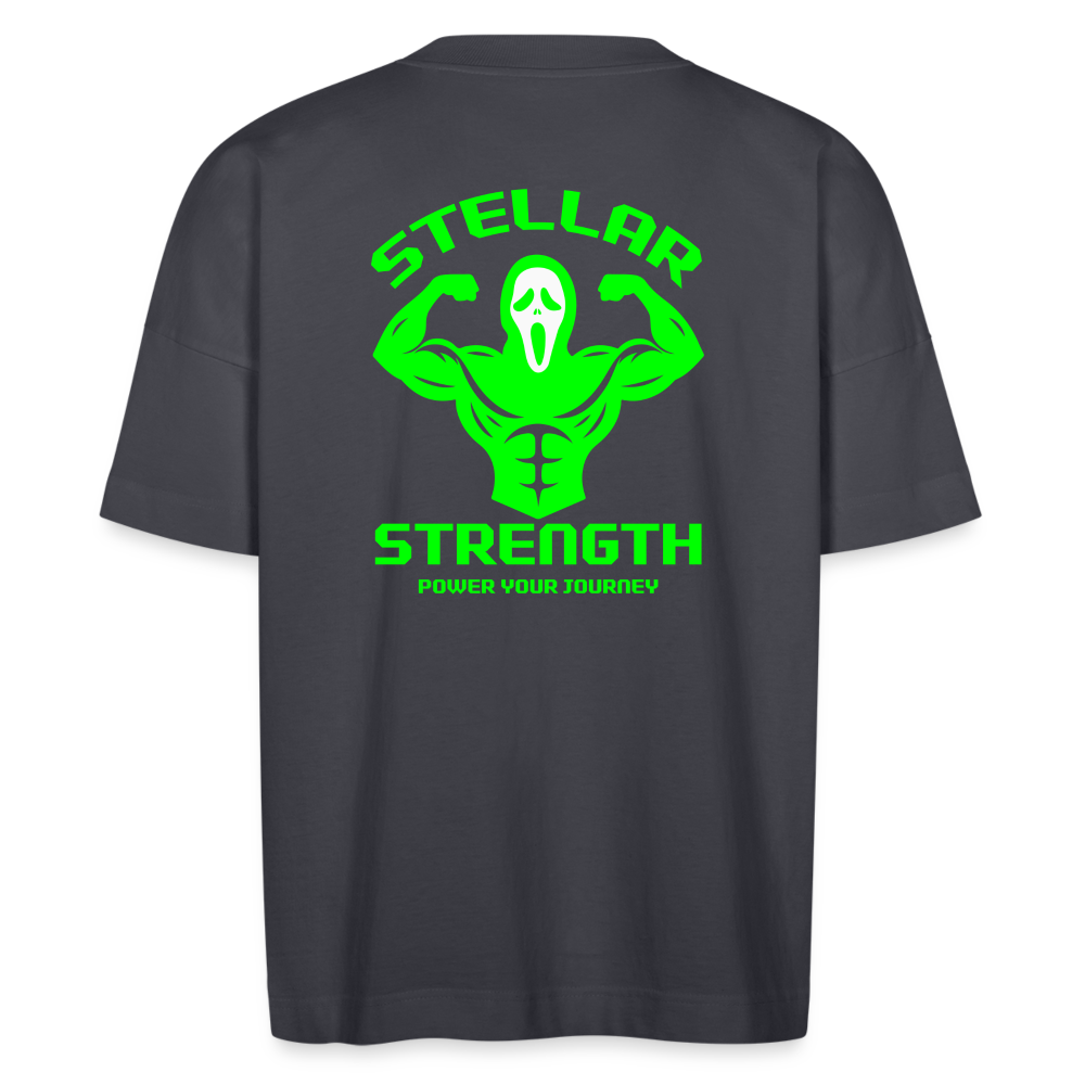 Stellar strength Flex oversize organic T-shirt - indigo blue