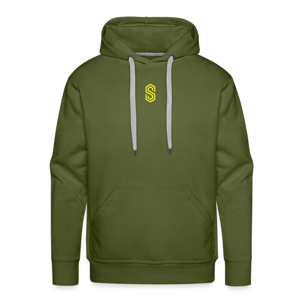 Men’s stellar pump loading Premium Hoodie - olive green