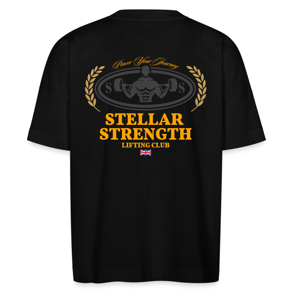 stellar strength classic edition oversized T-shirt orange - black
