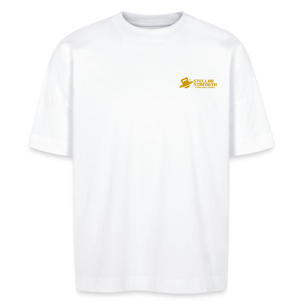 Stellar strength original oversize T-shirt gold - white