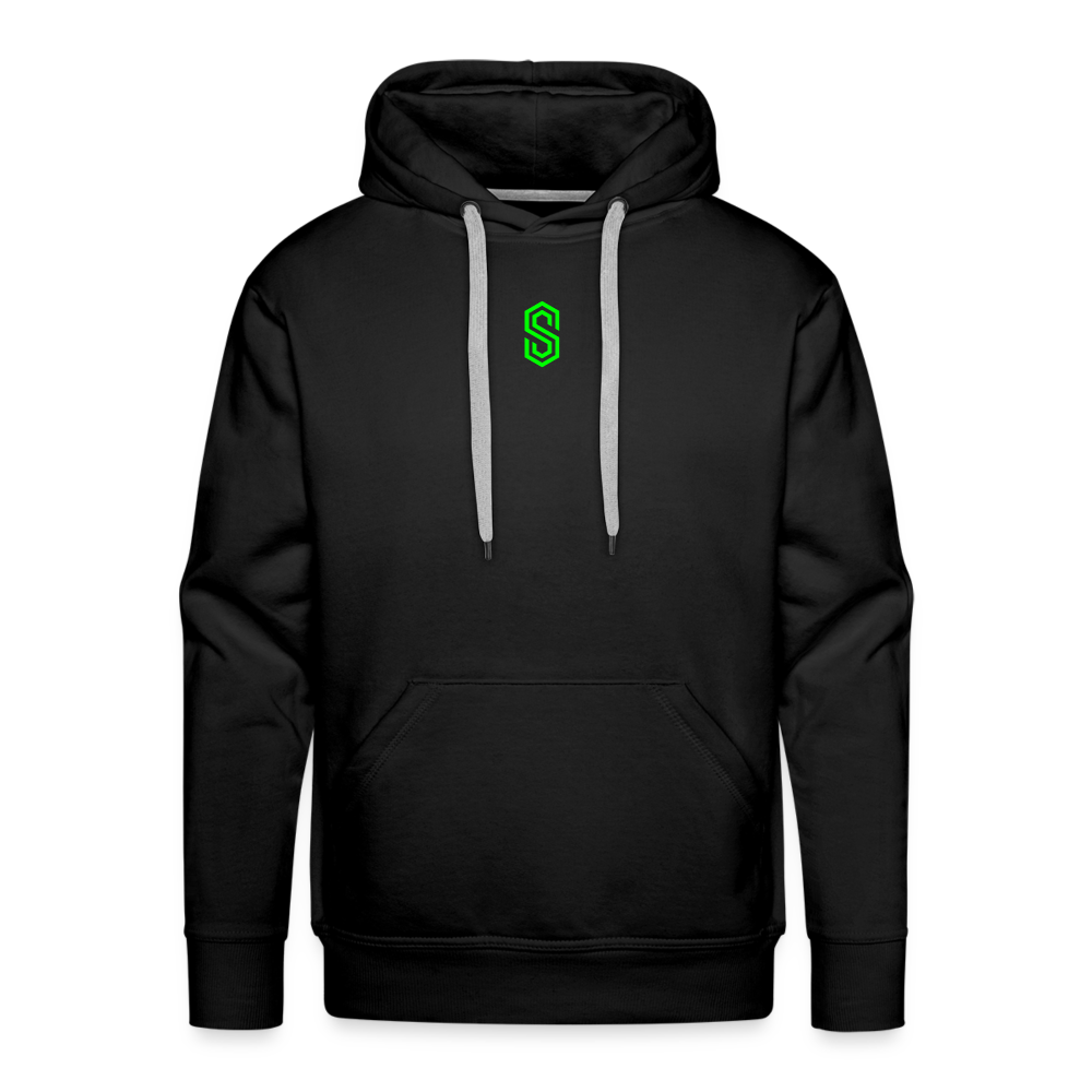 Men’s stellar fusion Premium Hoodie green - black