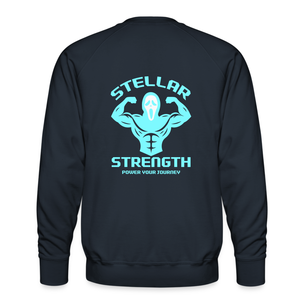 stellar strength FLEX sweatshirt blue - navy