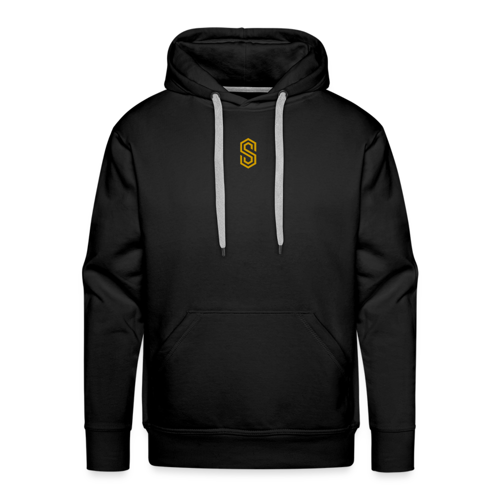 Men’s stellar fusion Premium Hoodie gold - black