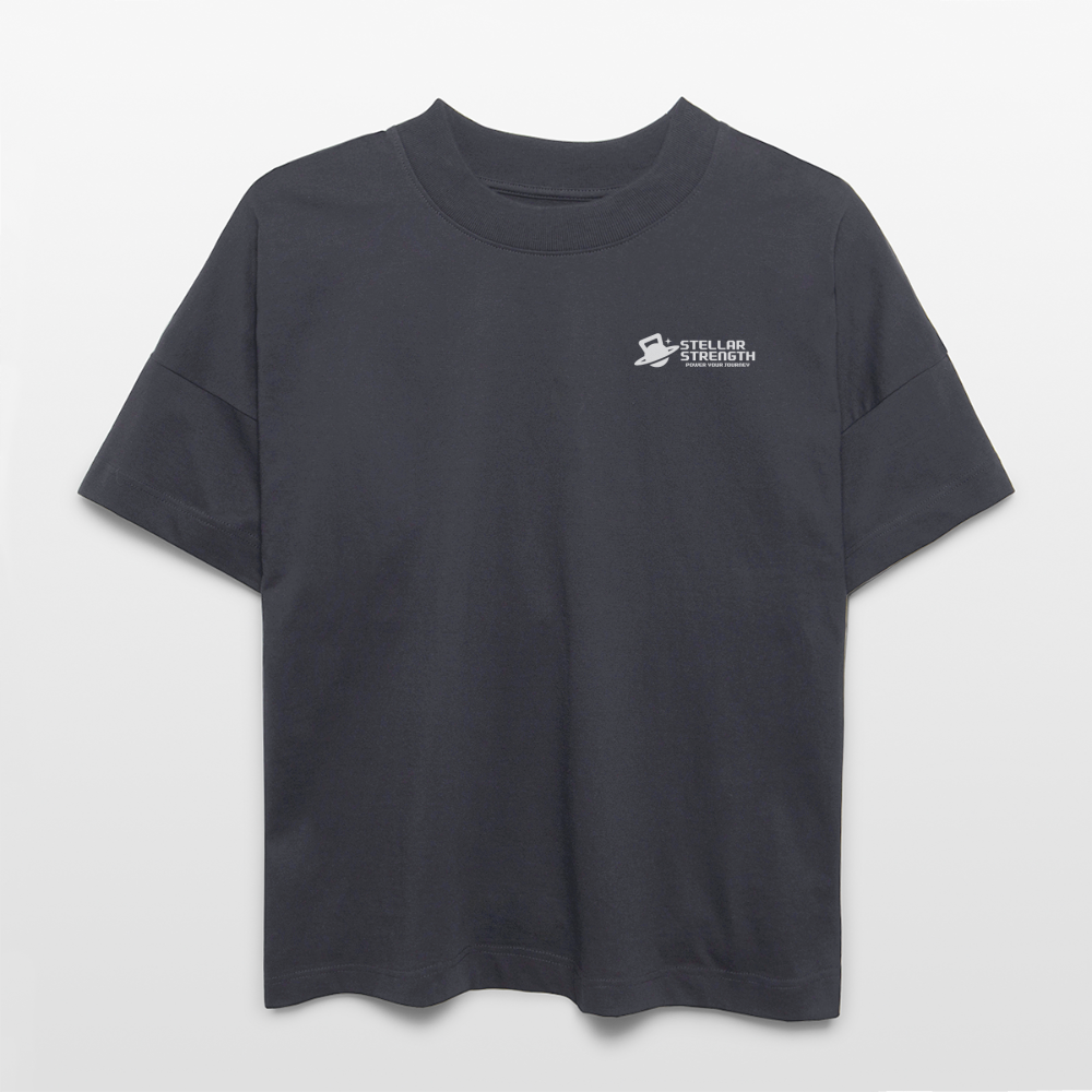 Stellar strength Flex oversize organic T-shirt - indigo blue