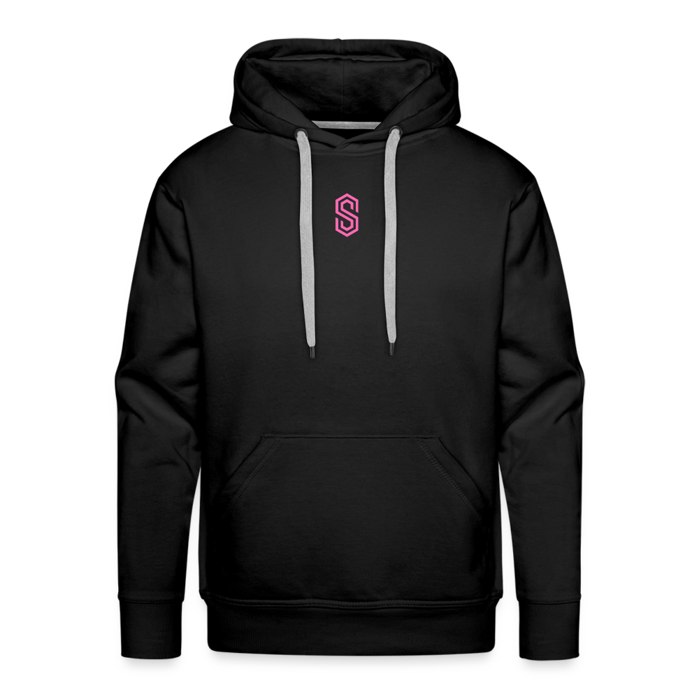 Men’s stellar fusion Premium Hoodie pink - black