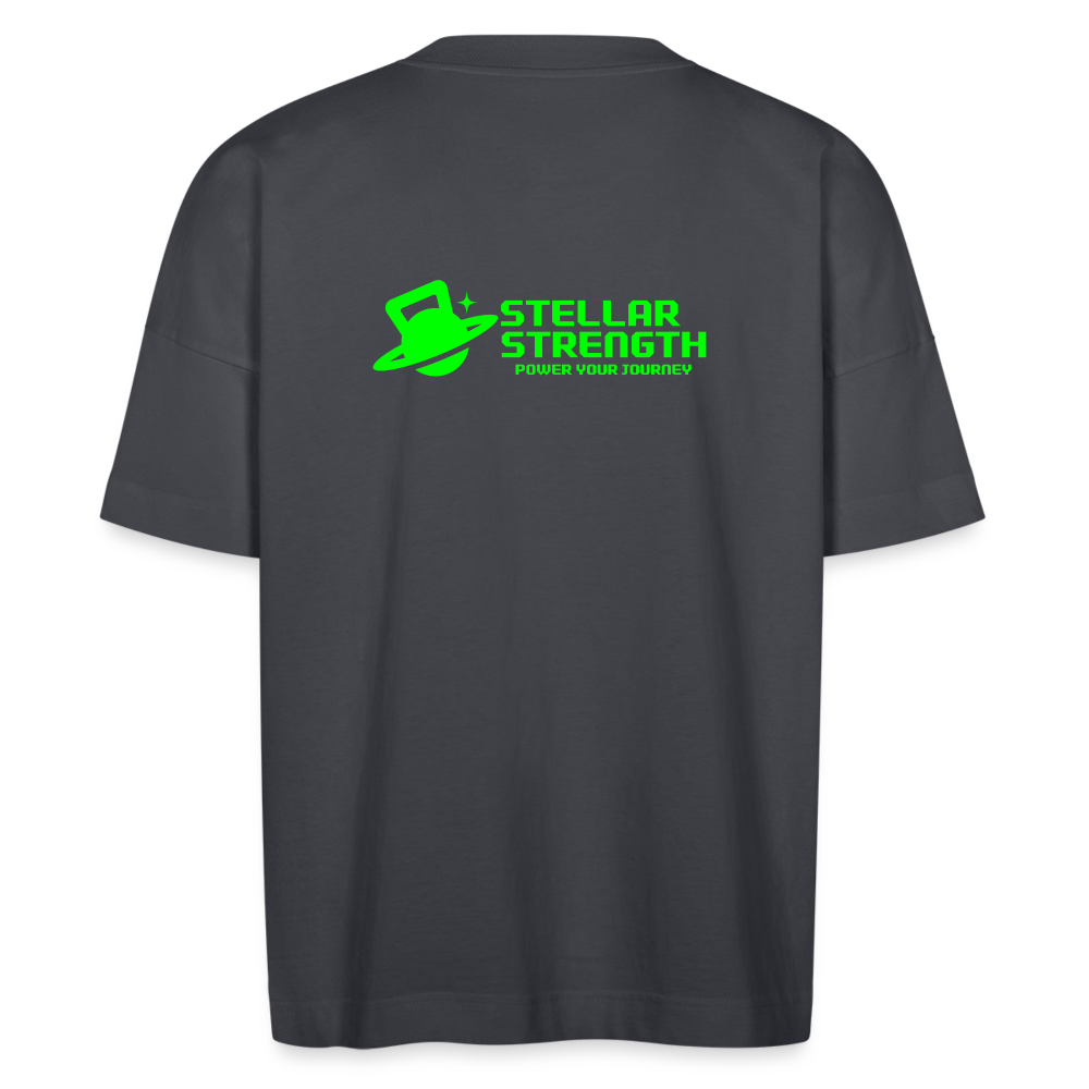 Stellar strength original oversize T-shirt green - indigo blue