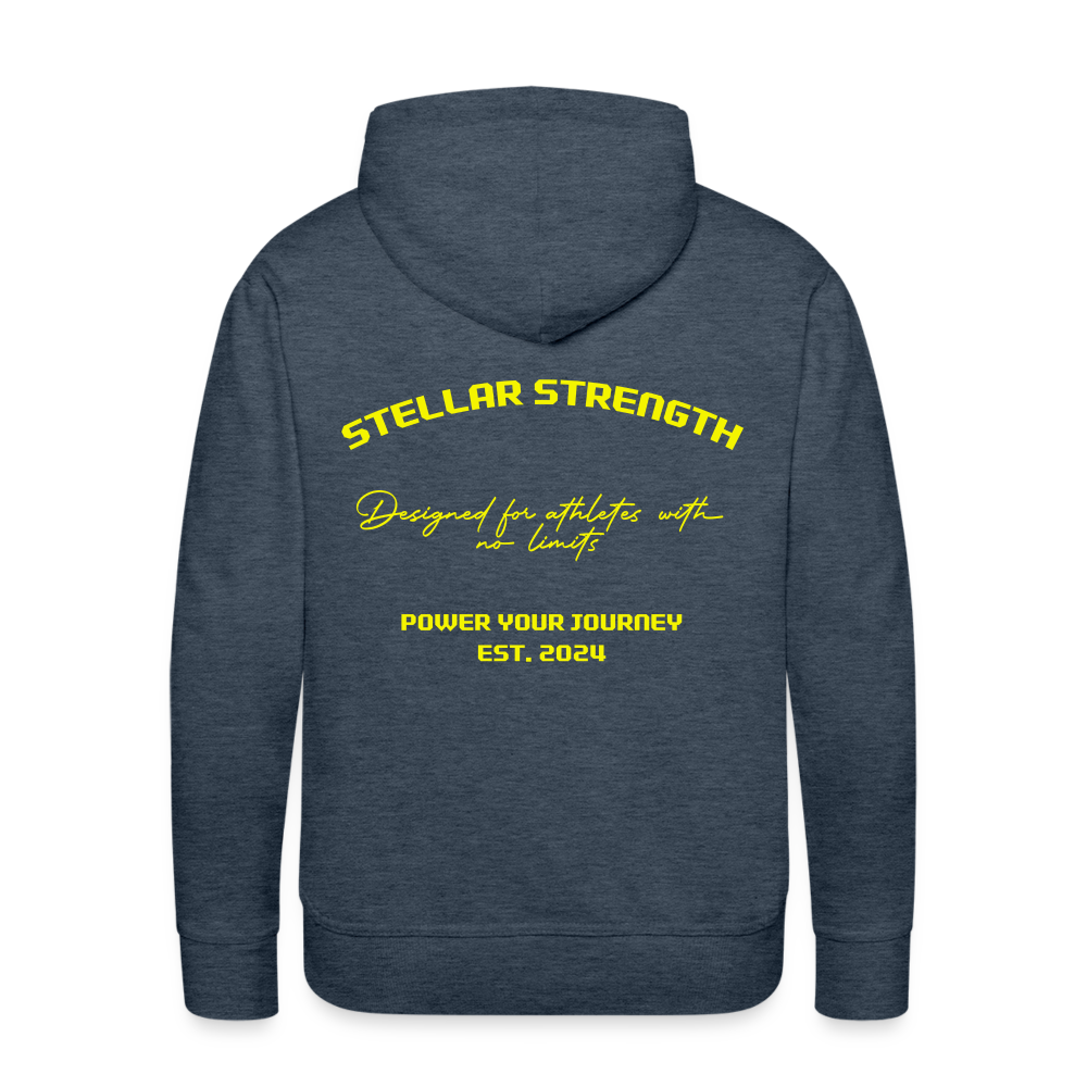 Men’s Platinum edition hoodie - heather denim