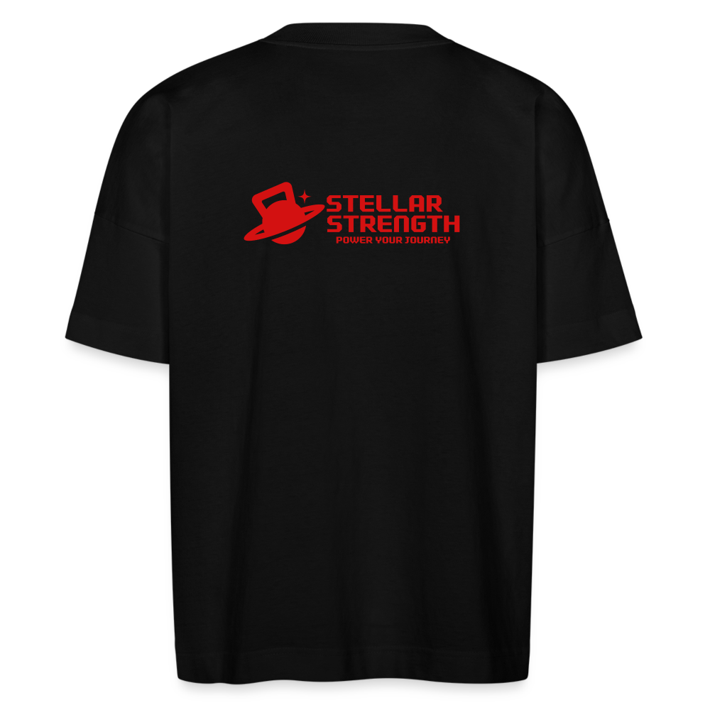 Stellar strength original oversize T-shirt red - black
