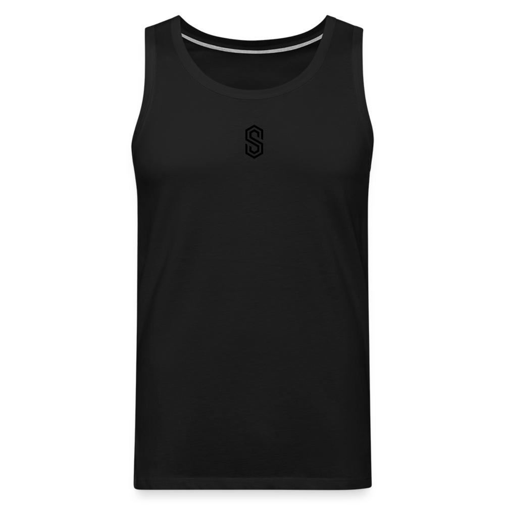 stellar strength fusion tank top black - black