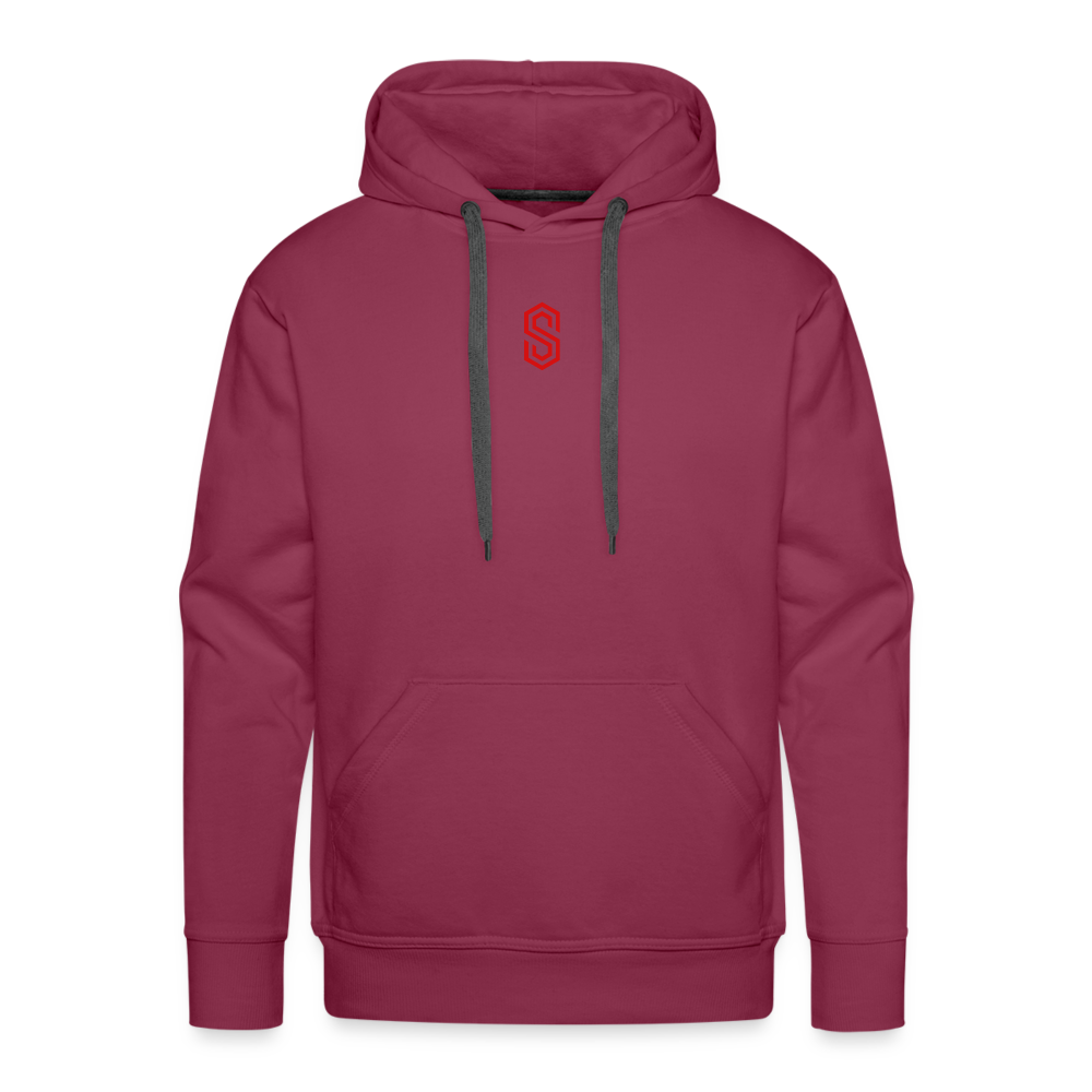 Men’s stellar fusion Premium Hoodie red - bordeaux
